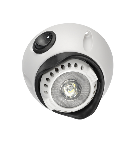 87654BL Narva 10-30V 1W L.E.D Interior Swivel Lamp with Off / On Switch