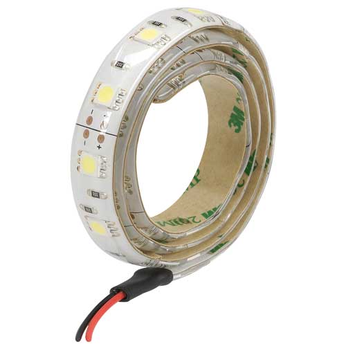 87806BL Narva 12 Volt L.E.D Tape High Output Cool White (6000°K) - 600mm