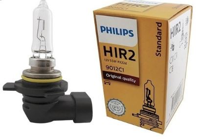 1x Philips OEM HIR2 9012 OEM Standard Factory Replacement Bulb Light 55W 9012C1