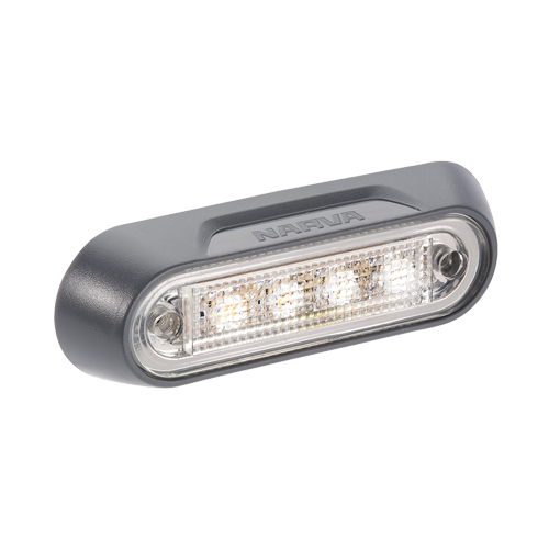 90812 Narva 10-30 Volt L.E.D Front End White Lamp with Grey Deflector Base and 0