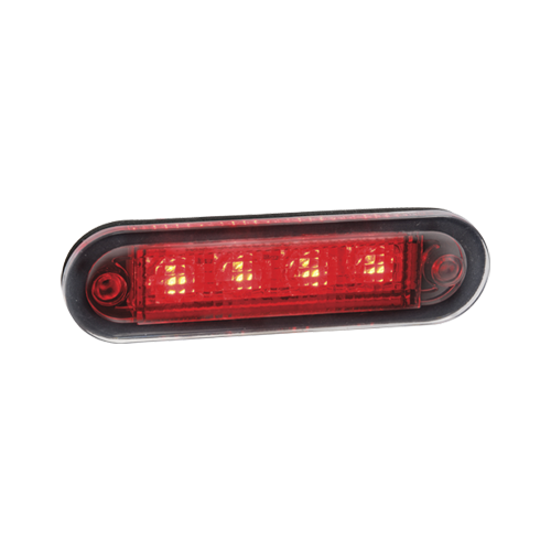 90830BL Narva 10-30 Volt L.E.D Rear End Outline Marker Lamp (Red) with 0.5m Cabl
