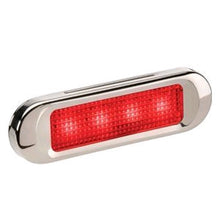 90834BL Narva 10-30 Volt L.E.D Rear End Outline Marker Lamp (Red) with Stainless