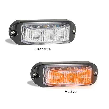 LED Autolamps 90AM 12-24 Volt Amber Emergency Strobe Lamp