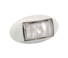 91414W Narva 10-33 Volt L.E.D Front End Outline Marker Lamp (White) with Oval Wh