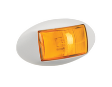 91444W Narva 10-33 Volt L.E.D Side Direction Indicator Lamp (Amber) with Oval Wh