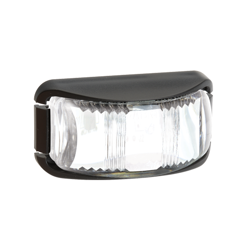 91612BL Narva 9-33 Volt L.E.D Front End Outline Marker Lamp (White) with Black D