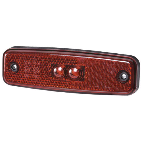 92010 Narva 10-30 Volt L.E.D Rear End Outline Marker Lamp (Red) and 0.5m Cable