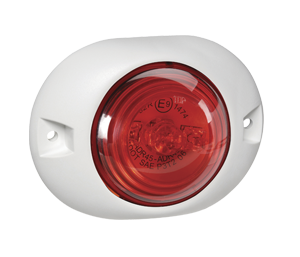 93138W Narva 9-33 Volt L.E.D Rear End Outline Marker Lamp (Red) with White Defle
