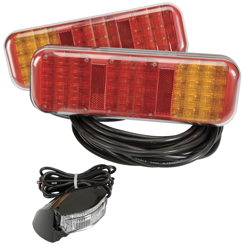 94206TP Narva 9-33 Volt L.E.D Submersible Trailer Lamp Pack with 9 metres of Har