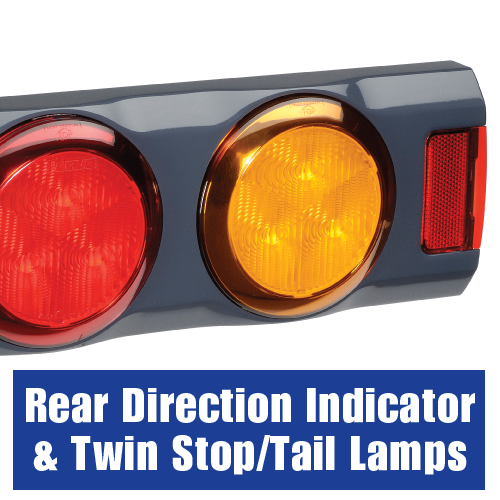 94362 Narva 9-33 Volt L.E.D Rear Direction Indicator and Twin Stop/Tail Lamps