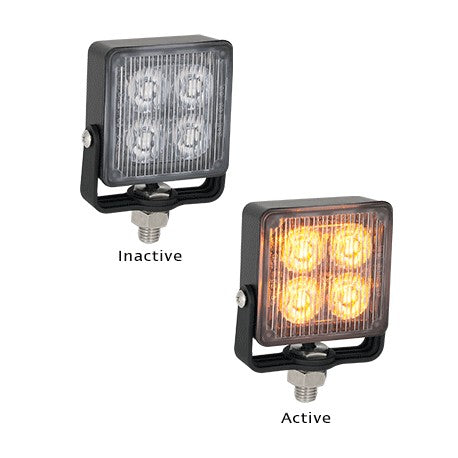 LED Autolamps 94AM 9-30 Volt Amber Emergency Lamp