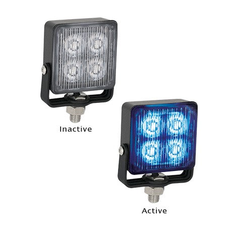 LED Autolamps 94BM 9-30 Volt Blue Emergency Lamp
