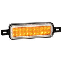 2 x Narva 95202 Multivolt LED Amber Indicator Bull Bar Lamp w/White LED Park Rin
