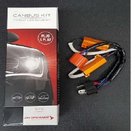 JW Speaker H8 H9 H11 H16 LED 990011RCB 12V Resistor CANbus Harness kit