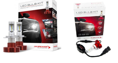 JW Speaker H11 + HB3 / 9005 6200k LED Kit Headlight Bulb White for Mazda 3 CX3 5