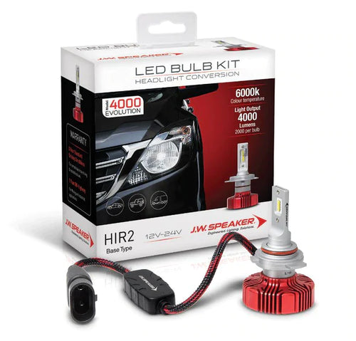 HIR2 JW Speaker 4000 series 6000k white LED Headlight Kit 990012