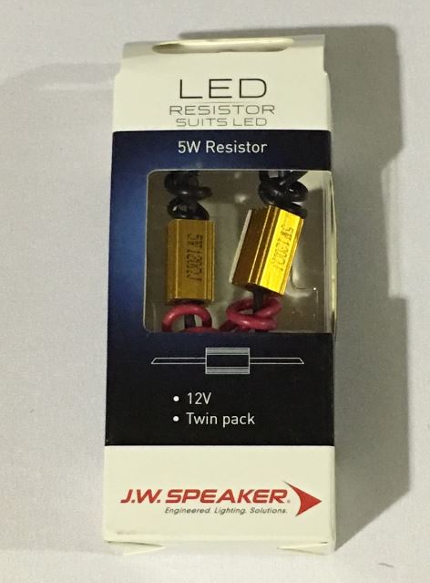 (PAIR) JW Speaker 5W Load Resistor CANbus LED Control Unit ERROR canceller