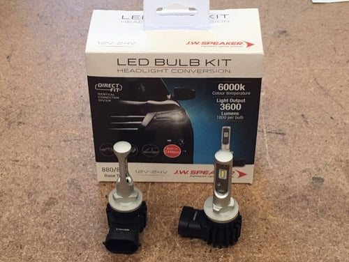 JW Speaker H27 880 881 LED 6000K DIRECT FIT Fog Light Conversion Kit for KIA