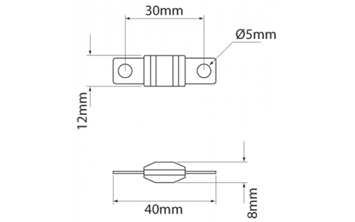 IONNIC AMI200 200A AMI Series Bolt In Fuse