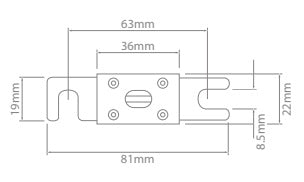 IONNIC ANL400-B 400A Bussmann ANL Series Bolt  In Fuse