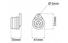 IONNIC B12 12V Warning Buzzer