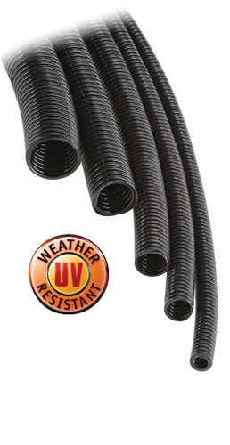 56752-25 Narva Corrugated Nylon Non-Split Tubing - 13mm