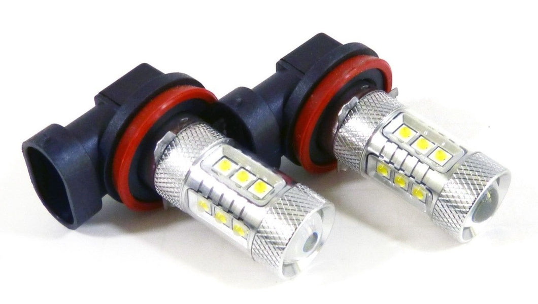 H11 H8 H9 H16 High Power LED FOG Light Bulbs CREE 80W 6000K White