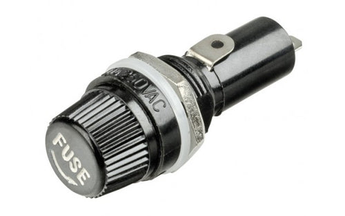 IONNIC FH207 15A Panel Mount (3AG) Glass Fuse Holder