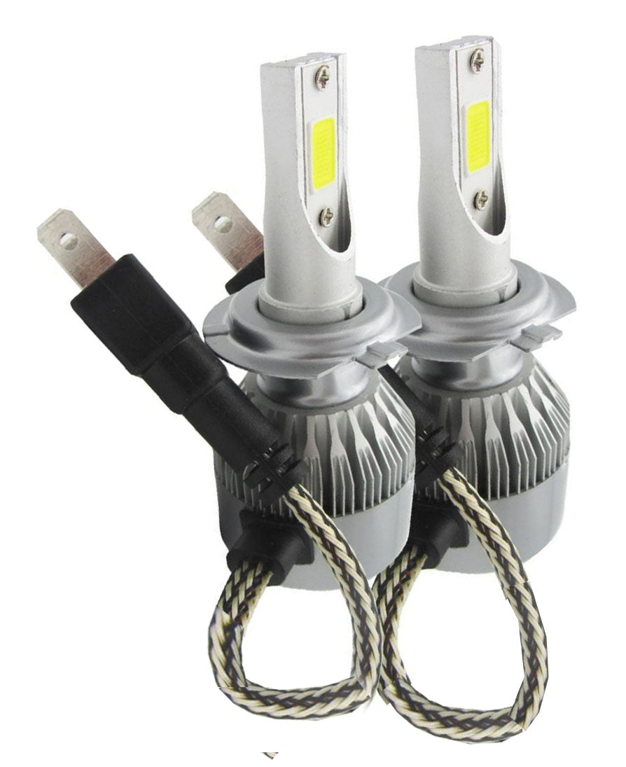 H7 COB LED Car Led Headlight Bulbs 72W/7200LM! Lights 6000K White BRIGHT!