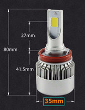 H8 H9 H11 COB LED Car Led Headlight Bulbs 110W/20,000LM! Lights 6000K White