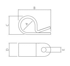 IONNIC 8211027/10 Heavy Duty P Clamp