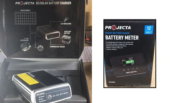 Projecta IDC25 DC to DC Charger Version 5 + Battery Gauge / Monitor BM320