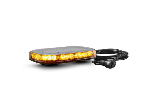 LED Autolamps Emergency Mini Light Bar Amber LED with Clear Lens