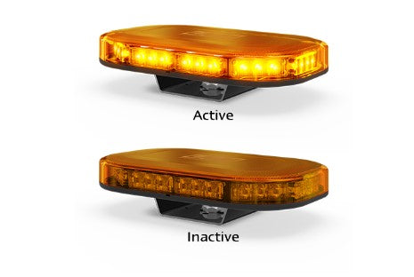 LED Autolamps Emergency Minibar Amber Bolt Mount - LB246AM