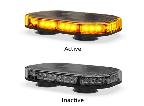 Heavy Duty Amber with Tinted Lens Emergency LED Minibar LB246ATMM Vacuum Mount