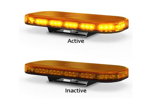 Heavy Duty Amber Emergency LED Minibar - LED Autolamps LB380AM