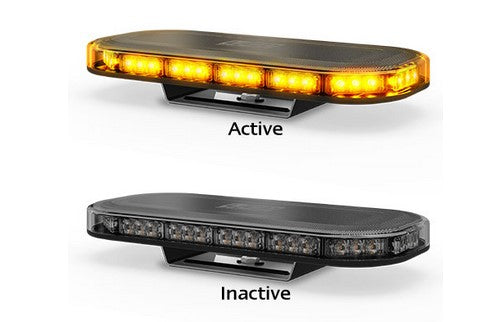 Heavy Duty Amber with Tinted Lens Emergency LED Minibar - LED Autolamps LB380ATM