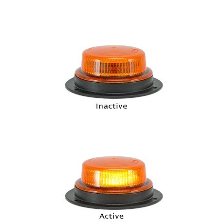 LED Autolamps LRB130 12-24 Volt Rotating Effect Beacon
