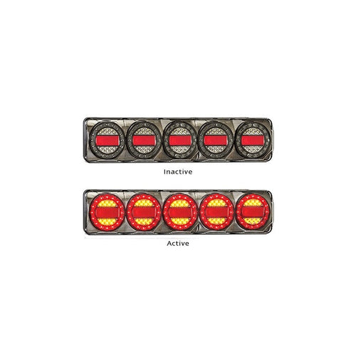 2 x MAXILAMP STOP/TAIL/INDICATOR//REFLECTOR MULTI VOLT LED AUTOLAMPS