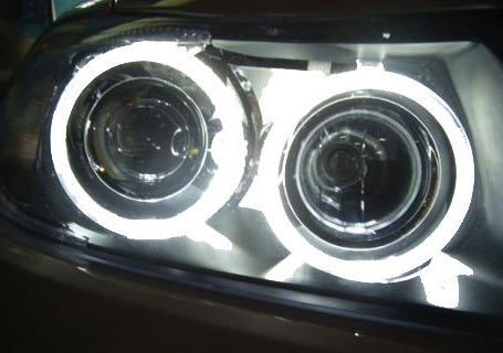 BMW E90 E91 E70 Halogen Model Angel Eye LEDs Bulbs HALO Corona Rings