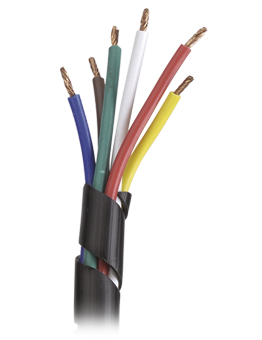 56700 Narva Black Spiral Wrap - 6mm