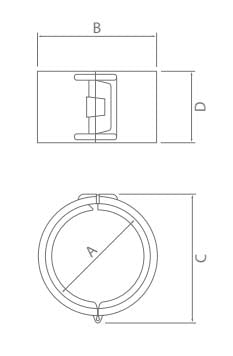 IONNIC 9805944/10 Conduit Support Clip