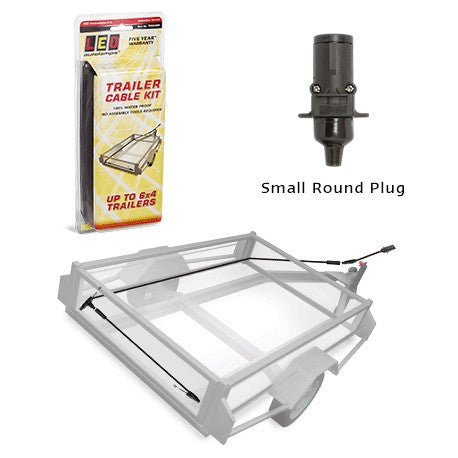 LED Autolamps TK6x4SR 6x4 Small Round Trailer Plug in Cable Kit