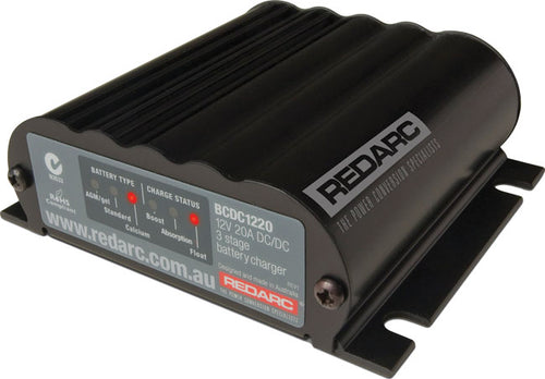 REDARC 20A IN-VEHICLE DC BATTERY CHARGER BCDC1220