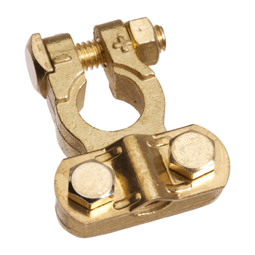 Projecta BT11H-1 Brass Battery Terminal – Heavy-Duty Saddle