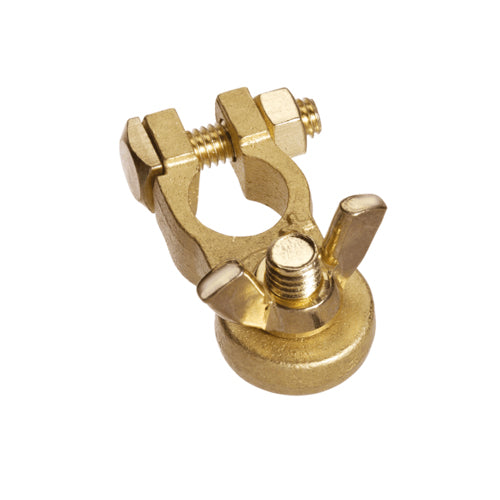 Projecta BT14H-P1 Brass Battery Terminal Positive – Heavy-Duty Wingnut