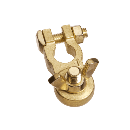 Projecta BT14H-N1 Brass Battery Terminal Negative – Heavy-Duty Wingnut