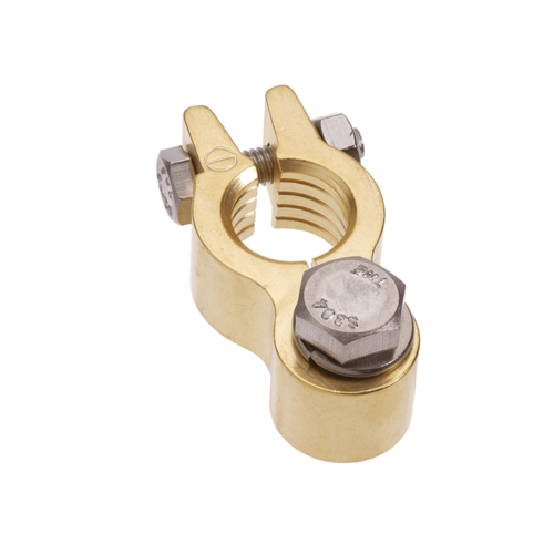 Projecta BT642H-N1 Premium Brass Terminal Negative – Forged Brass Heavy-Duty Bol