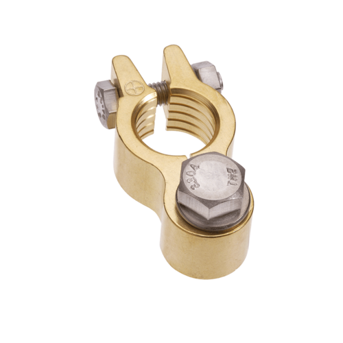 Projecta BT642H-P10 Premium Brass Terminal Positive – Forged Brass Heavy-Duty Bo