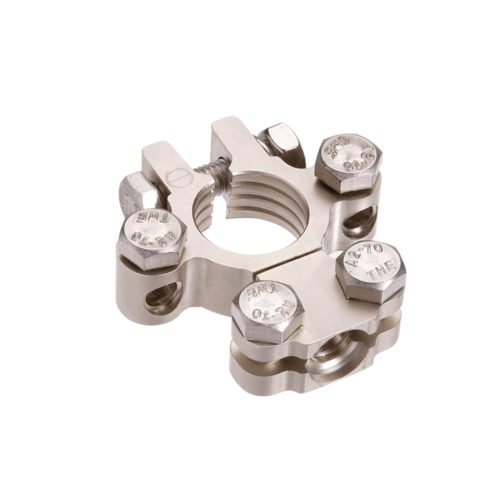 Projecta BT820-N1 Premium Battery Terminal Negative – Satin Forged Brass Saddle